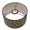 Metal Barrel Lampshade Hollow Exquisite Wrought Iron Lamp Shade with