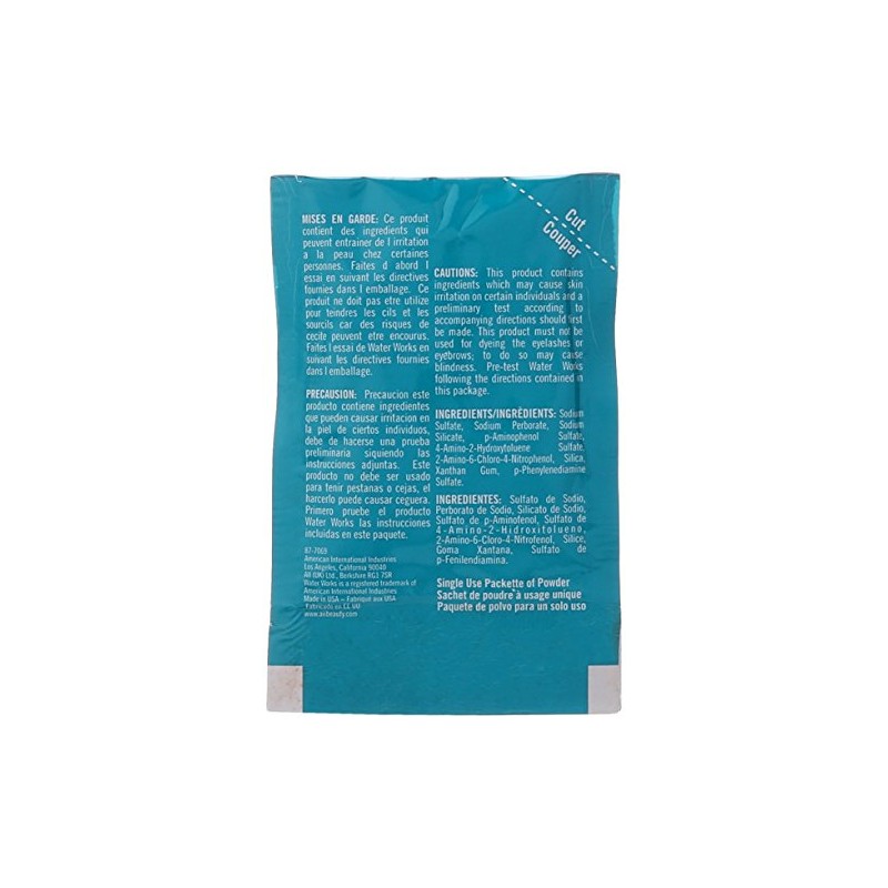 Water Works Water Activated Permanent Powder Hair Color for Men