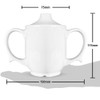 Dignity by Wade Two Handled Feeding Cup - White -
