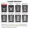 Handshop Flat Shoelaces 5/16" - Shoe Laces Replacements For Sneakers