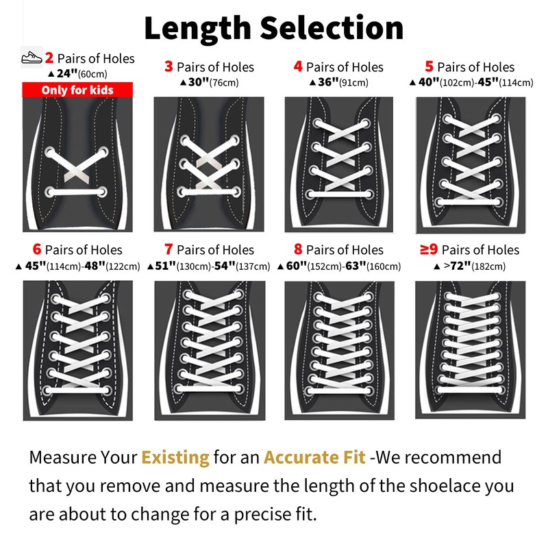 Handshop Flat Shoelaces 5/16" - Shoe Laces Replacements For Sneakers