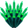 SWEET SHINE 100 Green One-Piece LED Christmas Lights, 33 ft