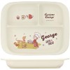 SKATER XP7AG-A Baby Tableware Lunch Plate for Kids, Antibacterial, Plastic,