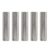 5Pcs Silver M8 Hex Coupling Nut Safe Practical Stainless Steel