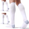FITRELL 3 Pairs Compression Socks for Women and Men 20-30mmHg-