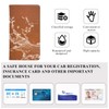 Sylvil Car Insurance and Registration Holder, PU Leather Vehicle Documents