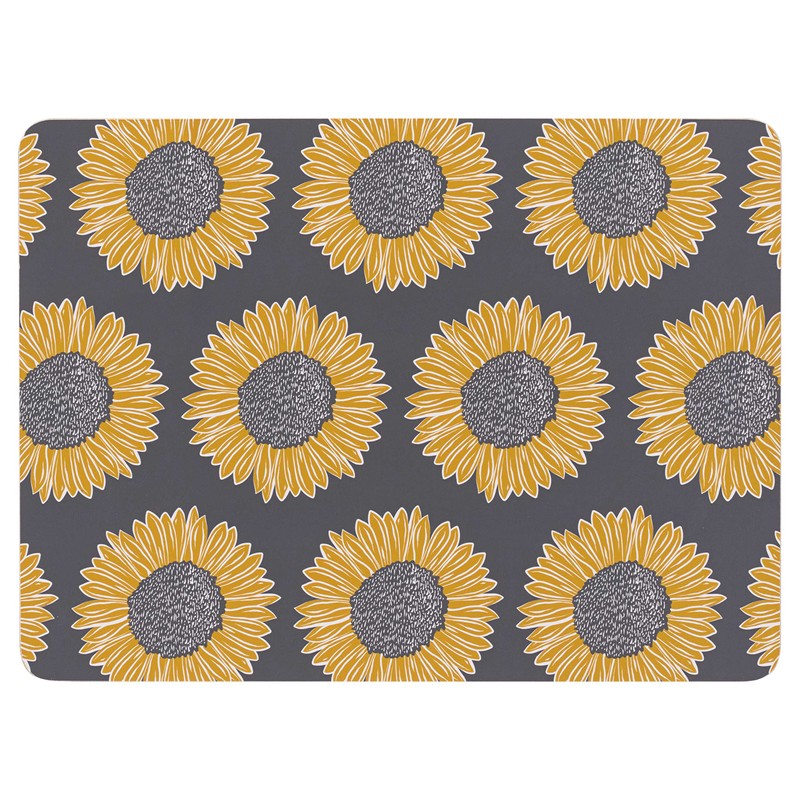 Itucci Sets of 4 (8 pc) Artisan Flower Placemats &