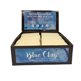 Clover Fields Blue Clay with Jojoba & Grapefruit Coconut-Base Soap 150g x 16