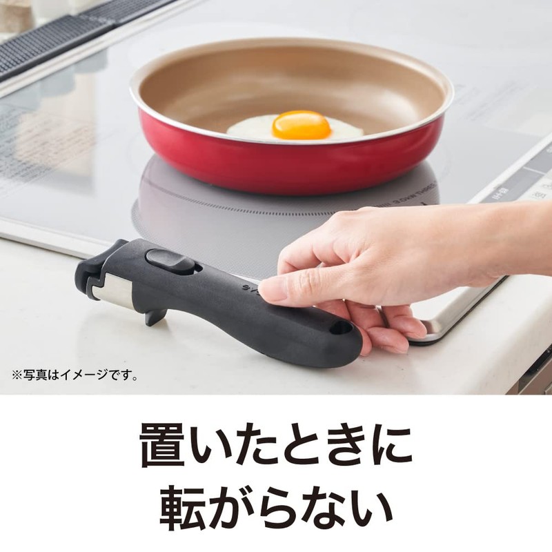 Doshisha Evercook Dedicated Handle, Mini Handle, Selectable Series, Removable, Black