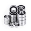 BRKRC 18pcs/Set Steel Rubber Sealed Ball Bearings Kit for 1/10