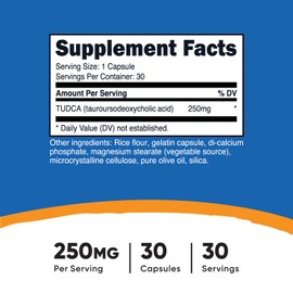 Nutricost Nutricost Tudca 250mg, 30 Capsules (2 Bottles)