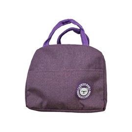 Teramico Lunch Bag Mini Lunch Cooler Bag Insulated Bag for Food and Drink - Work Nursery, School, Travel (Purple)