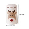 BIUDECO Cartoon Style Christmas Salt Pepper Ceramic Spice Jars Kitchen