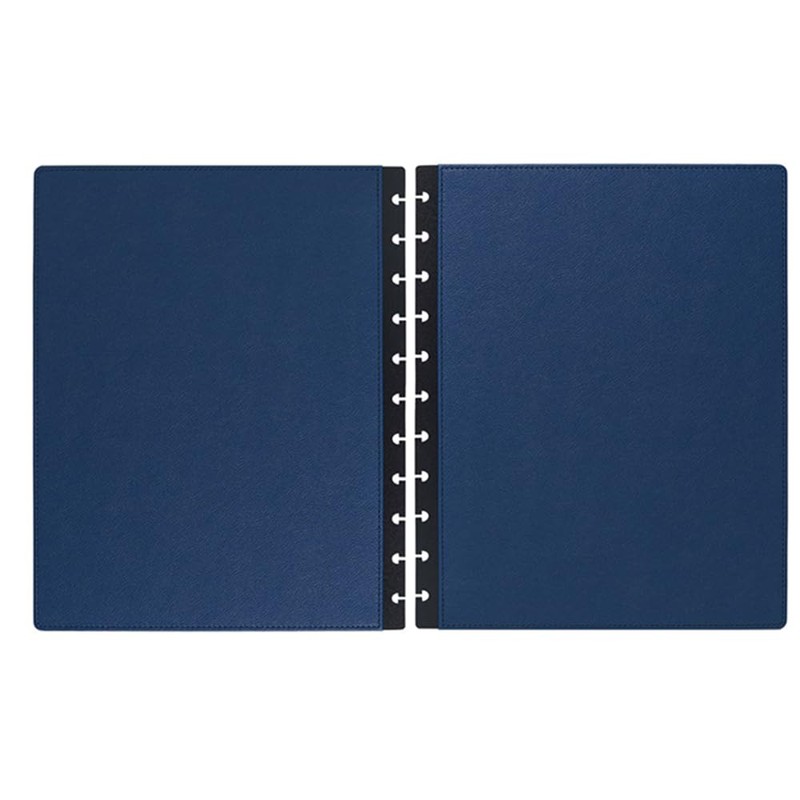 ITSYHPRO Letter Discbound Journal PU Leather Covers(1 Pair) Compatible with