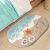 Luxury Microfiber Bath Mat, Extra Soft and Absorbent Bathroom Carpet,