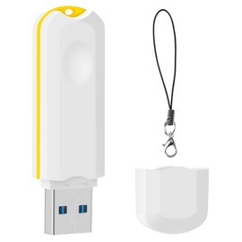 BorlterClamp 128GB USB Stick USB 3.0 Flash Drive Portable Memory Stick Stylish USB 3.0 Flash Drive USB Memory, White