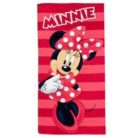 Girls Character Soft Beach/Hooded Towels (Pink)