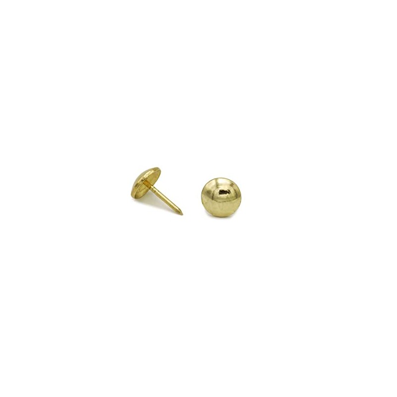 upholstery nails Brass Plated (Gold) Pack of 90 1/3 250