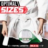 MYCRITEE Taekwondo Uniform Belt for Women - 86.6" Judo Belt