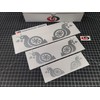 Turbo Snail Decals (6pc) Racing Turbocharged Engine Fender Window Accent