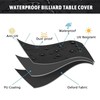 Funvalley Surperfect Pool Table Cover, 7FT Waterproof Billiard Table Cover,