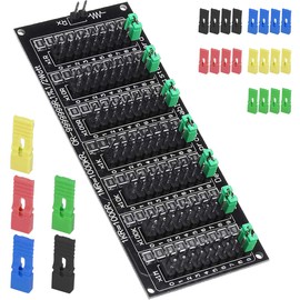 DAOKAI Programmable Resistor Board 1R - 9999999R Resistor Board Step 1R 1% 1/2W Resistor Board Adjustable SMD for Electronics Design with Jumper Cap 2.54mm