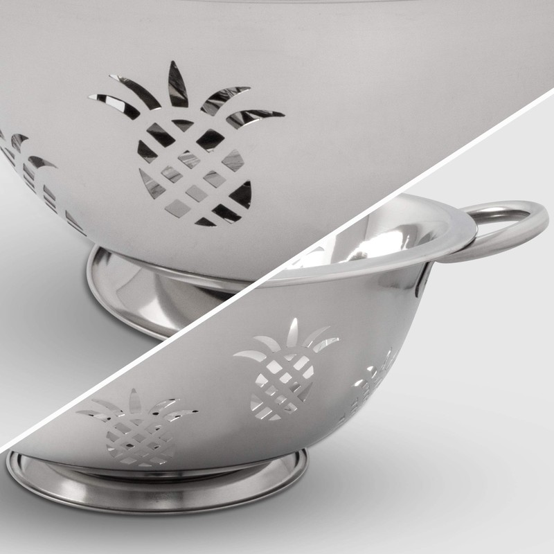 ExcelSteel 730 Stainless Steel Pineapple Colanders, Set of 3