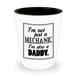 Valentine's Day Funny Gifts for Dads, Unique Gifts for Mechanics, Cute Shot Glass Gifts from Kids