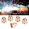 5pcs Plasma Cutter Nozzles Torch Tips Consumables 60A 120931 for