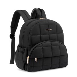 LOVEVOOK Small Backpack Purse for Women, Mini Puffer Backpack, Lightweight Quilted Casual Daypack with Anti-theft Pocket