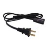 Replacement 2pin Power Cord for Presto Fry Daddy Deep Fryer