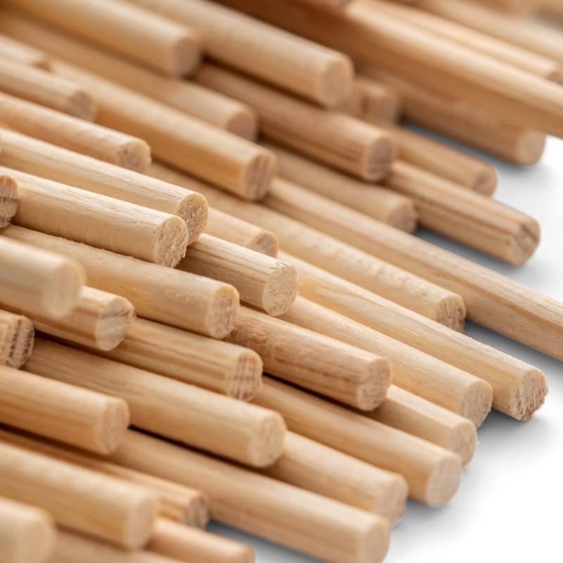 100 Wooden Sticks, 20 cm Long