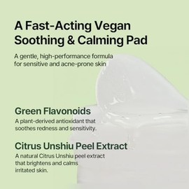 THE LAB BY BLANC DOUX Green Flavonoid 2.5 Toner Pads (90 pcs.) -Gentle Skin Care Toner Pads for Acne-Prone Skin - Soothing and Hydrating Formula for Sensitive Skin, Green Flavonoid