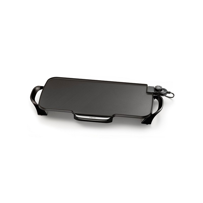 Presto 07061 22-inch Electric Griddle With Removable Handles, Black, 22-inch