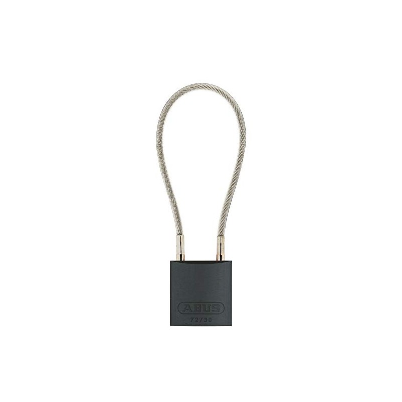 ABUS 13003 72/30CAB KD Cable Padlock, Black