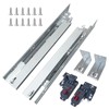4 Pair 15 Inch Undermount Soft Close Drawer Slides Full