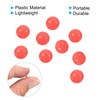PATIKIL 4mm Fishing Beads, 100Pcs Plastic Round Rubber Fishing Bait