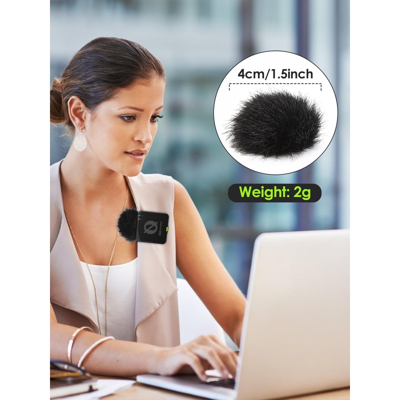 YOUSHARES Mic Cover for Rode Wireless Pro, Wind Muff Dead