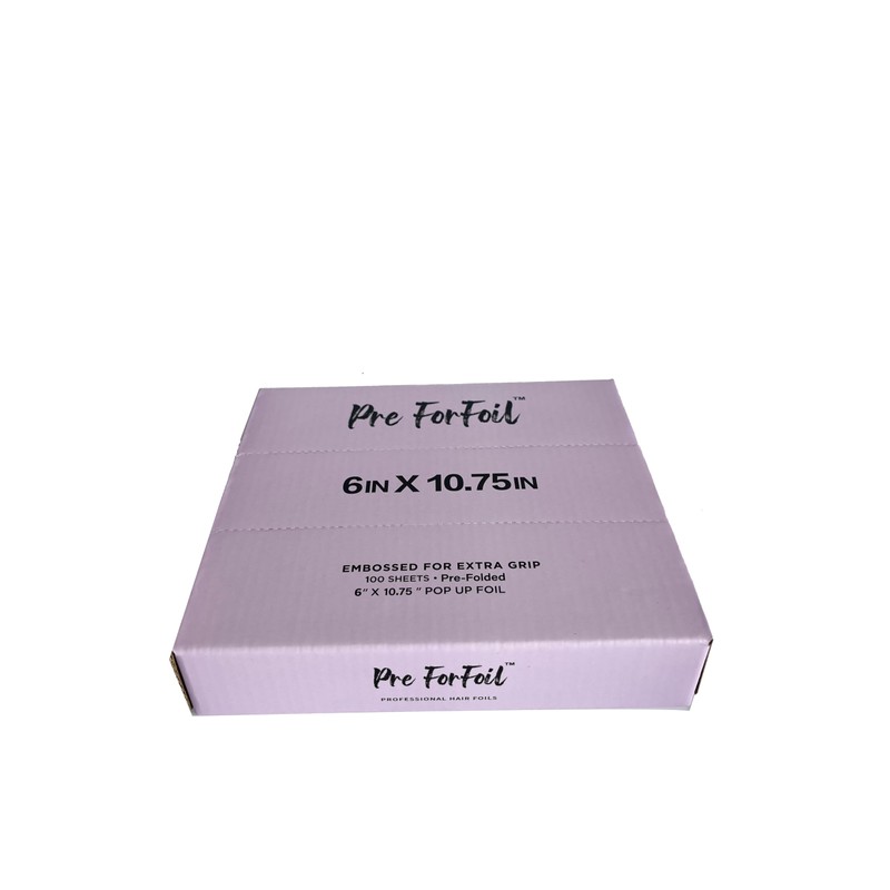 Butterfly Design Pop-Up Hair Foil Sheets, Wide 6x10.75 Inch Pre-Cut