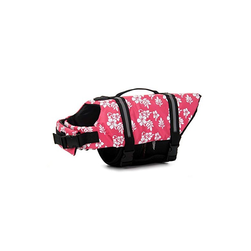 TESOON Ripstop Dog Life Jacket Quick Release Easy-Fit Adjustable Dog