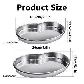 2Pcs Stainless Steel Kidney Tray Stainless Steel Large Curved Instrument Tray for Medical Use Professional Surgical Kidney Dish Reusable Stainless Steel Tray Lab Tray Dental Tray