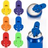 Assorted Soda Can Cover & Tab Opener Set (6 Pack)