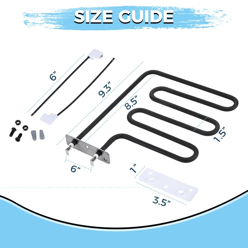 MOOTVGOO 1200 Watts Smoker Heating Element Kit Replacement for Masterbuilt