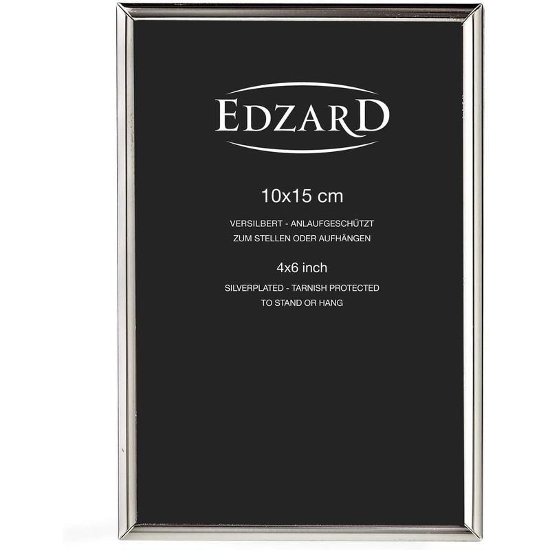 EDZARD Genoa Picture Frames for Photos 10 x 15 cm