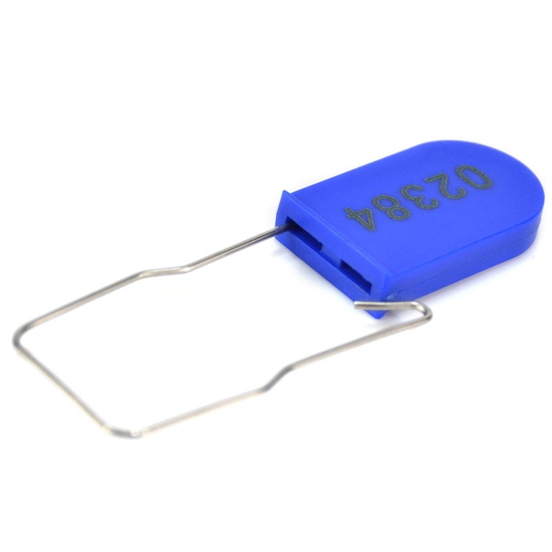 Plastic Wire Padlocks Numbered Security Seal Plastic Padlock Electric Meter