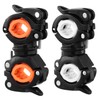 QWORK Pack of 2 Bicycle Light Holders, 360° Rotatable Light