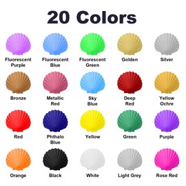 FansArriche Airbrush Paint Set, 20 Colors Acrylic Air Brush Paint Kit, Ready to Spray Water-Based Opaque & Neon Colors for Beginners, Artists, DIY Projects, 20 ml/Bottle