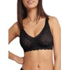 Sloggi Women's Zero Feel Bliss Soft Bra, black, XL large