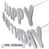 MASTRON Pre-Strung Happy Birthday Banner - No DIY - Felt