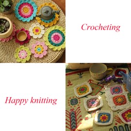 golo Acrylic Yarn 50g Blanket Yarn Acrylic Yarn for Crocheting (50g-1, Orange-35)